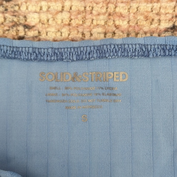 Solid & Striped blue bikini - Picture 2 of 3